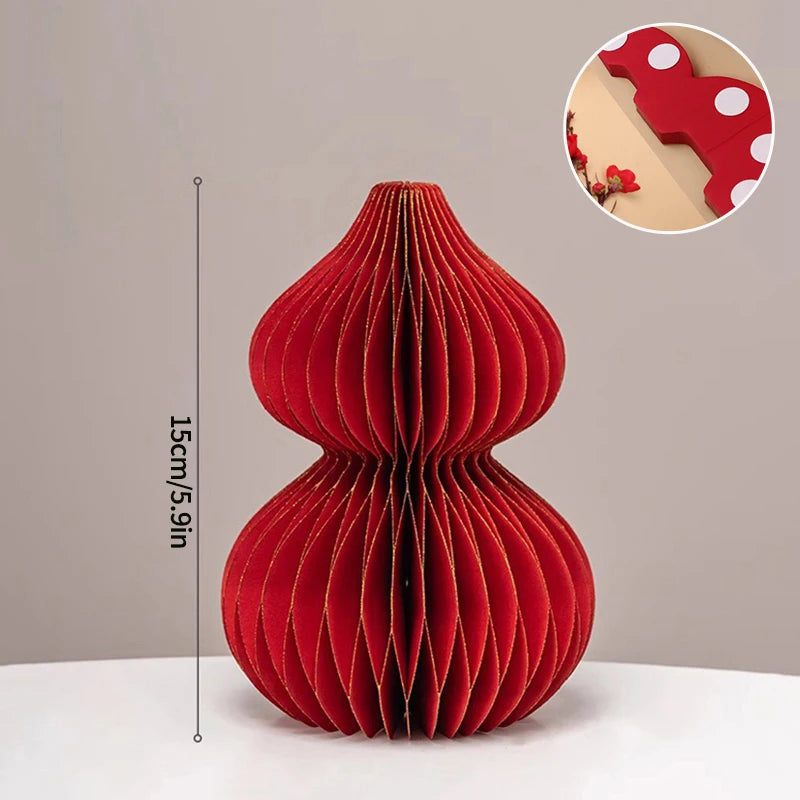 Folding Christmas Tree Decoration Honeycomb Origami Christmas Tree Base Home Space Layout Artificial Decorated Christmas Tree