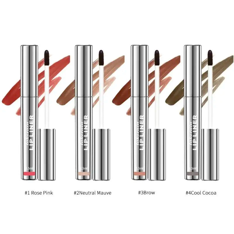 Waterproof Lip Liner Peel Off Tattoo Lipgloss Waterproof Long Lasting Matte Lip Tint Brown Contour Tear-off Lips Stain Cosmetic