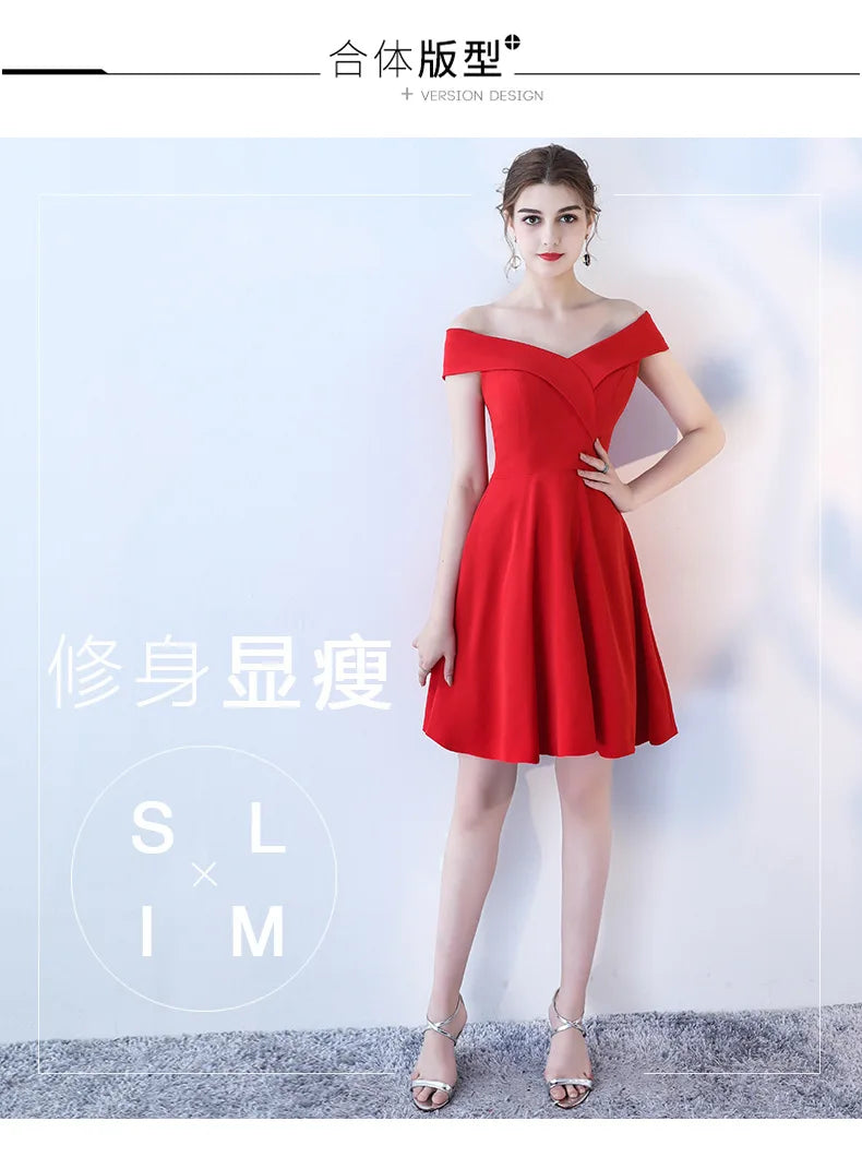 Graduation Dresses Women's Short Dress Evening Formal Wedding Party Prom Holiday 2024 Elegant Special Events Occasion Weddings