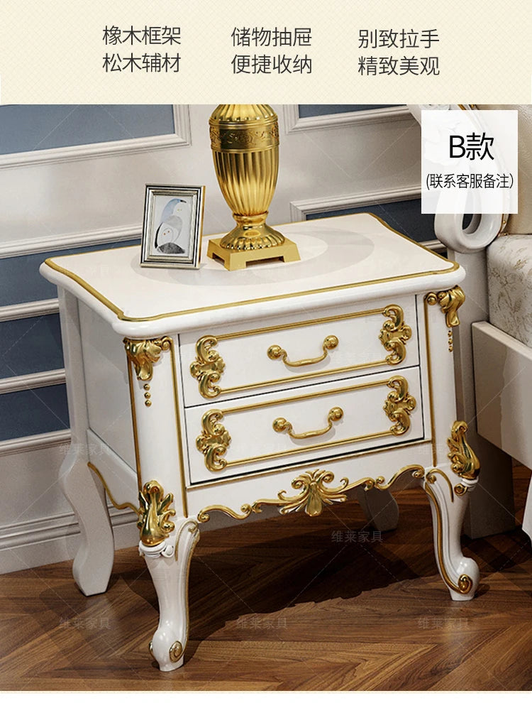 European Luxury Bed Bedroom Comfortable Ergonomic Double Sleeping Safe Bed Sun Princess Cama Solteiro Lounge Suite Furniture