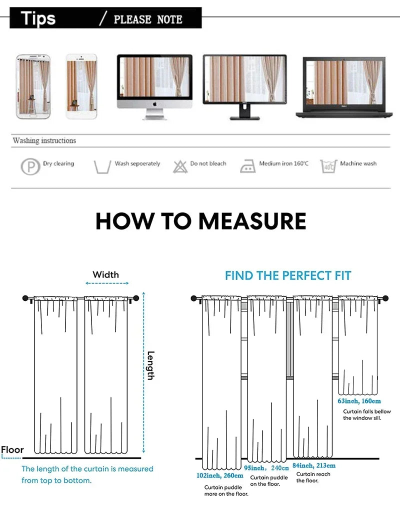 Blue Cartoon Curtains for Kids Bedroom Cloud Printed Curtains for Living Room Nursery Room Semi-Blackout Window Panel Drapes