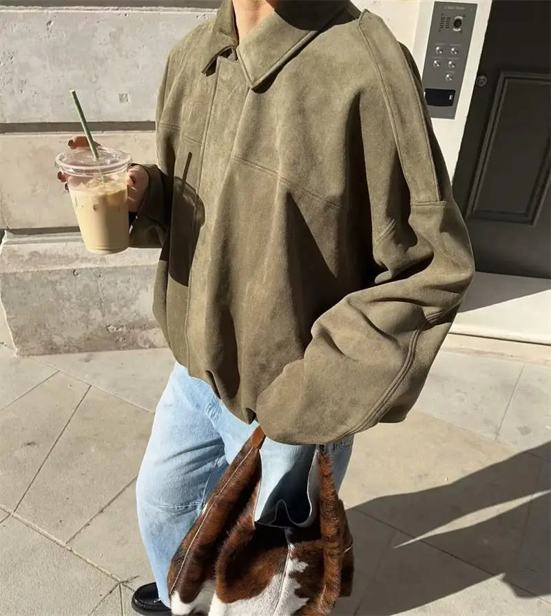 Jackets Autumn Women's 2025 New Outerwear Chic Elegant Loose Warm Women's Coat Street Youth Fashion Joker Coat Jacket