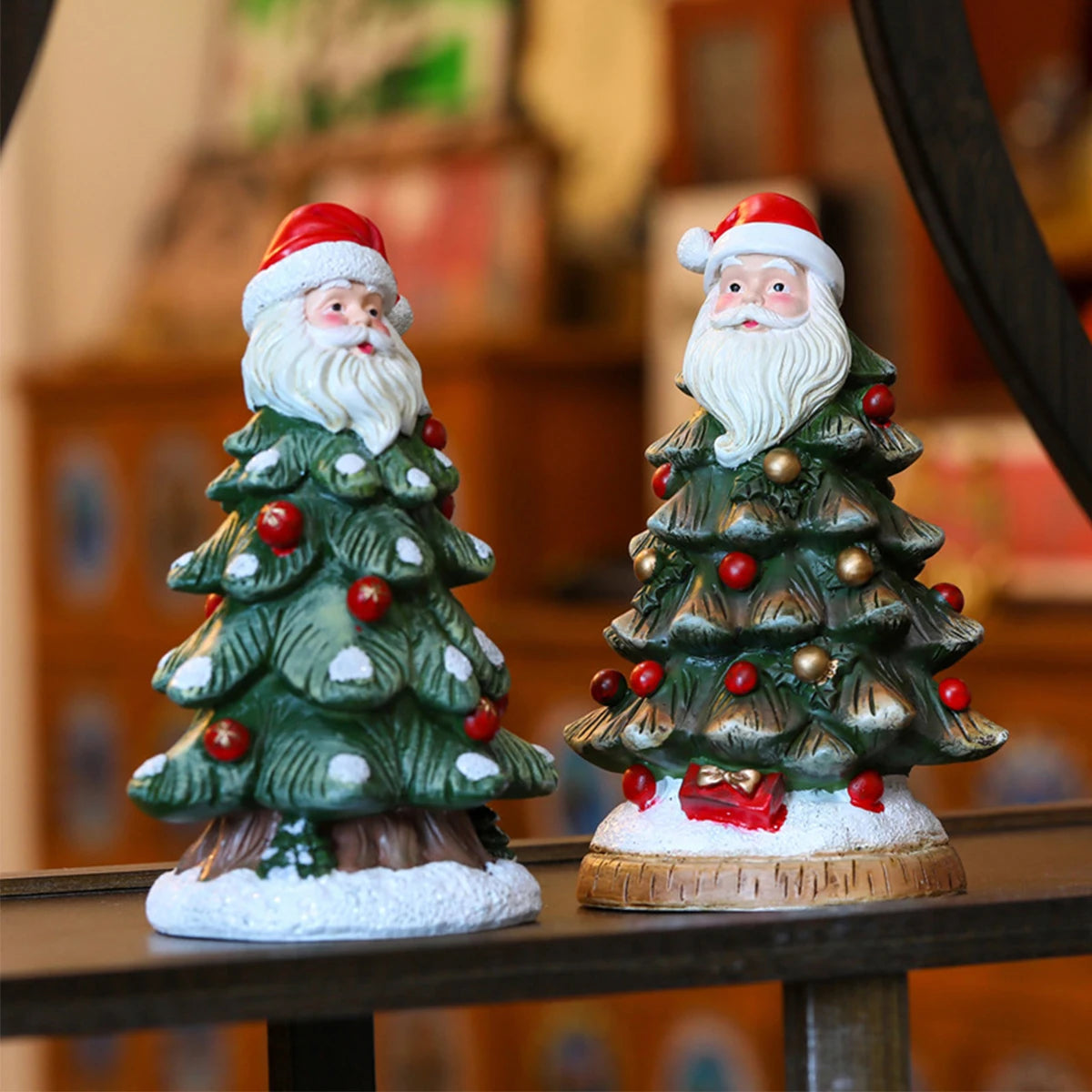 Christmas Tree Decor Resin Crafts Desktop Holiday Atmosphere Scene Decorations Christmas Gifts