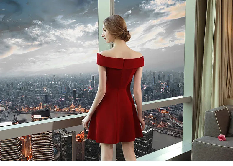 Graduation Dresses Women's Short Dress Evening Formal Wedding Party Prom Holiday 2024 Elegant Special Events Occasion Weddings