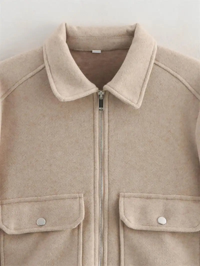 Jackets Women's Autumn 2025 New Coat Chic Warm Winter Women's Jackets Street Fashion Youth Elegant Long-Sleeved Outerwear