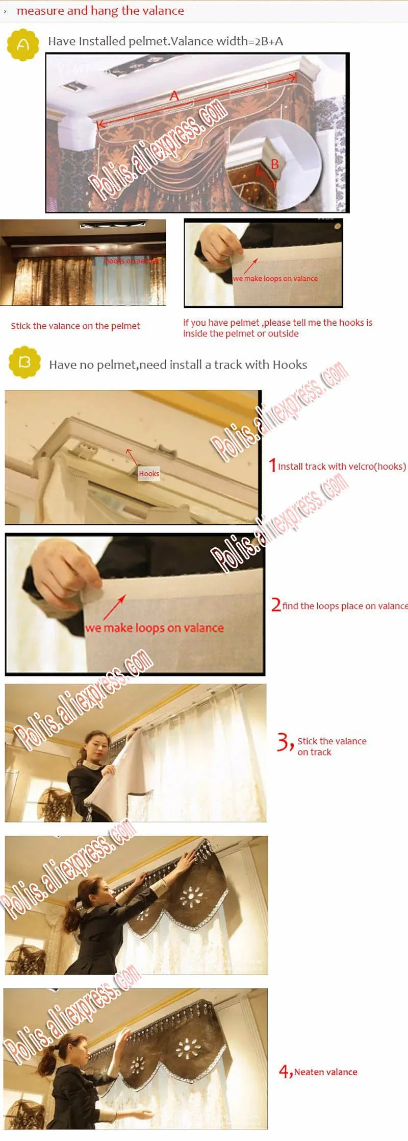 Rod Valance Curtain Door Blinds Window Golden Design Sheer Tulle Draperies Blackout Gold Super Luxury Curtains For Living Room