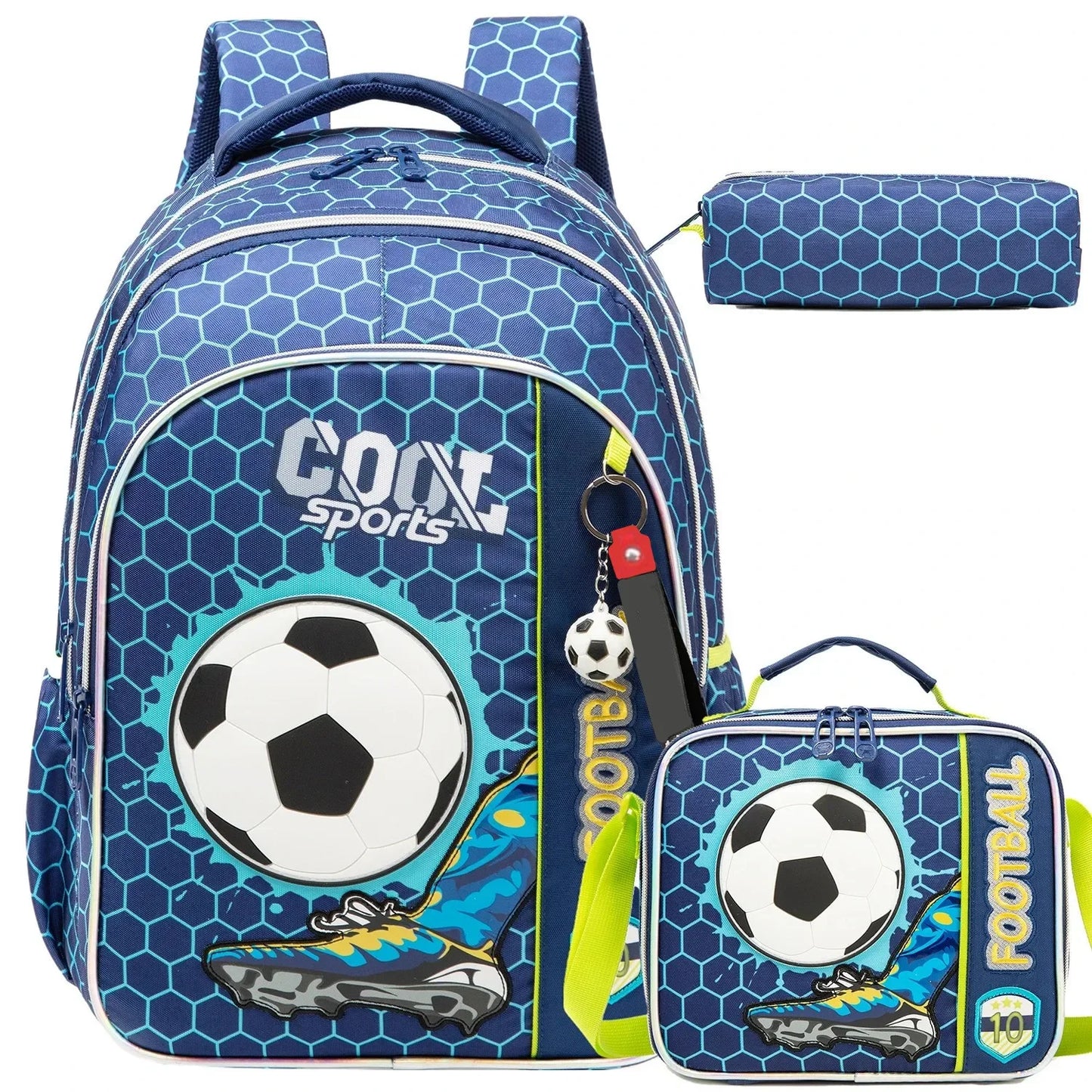 Children's School Bag for Boys Waterproof Backpack Set with Thermal Bag School Boy Backpack Elementary Student Shoulder Bag