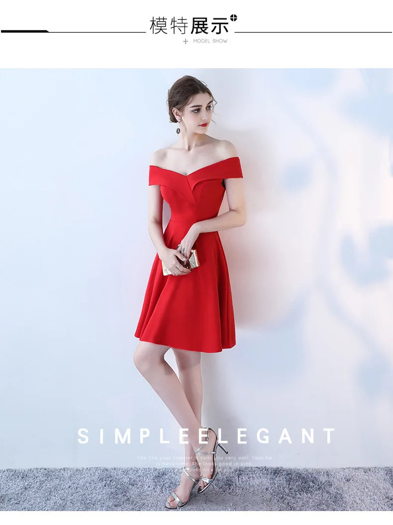 Graduation Dresses Women's Short Dress Evening Formal Wedding Party Prom Holiday 2024 Elegant Special Events Occasion Weddings