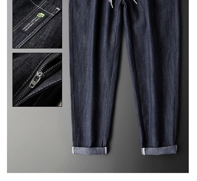 Women Jeans High Waist 2025 Spring Summer Fashion Streetwear Straight Wide Leg Pants Loose Casual Female Denim Trousers