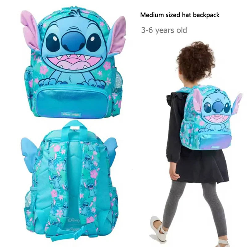 Australian Smilggle Schoolbag Backpack Large Capacity Tugboat Box Pull Rod Bag Portable Meal Bag Back-To-School Season Gifts