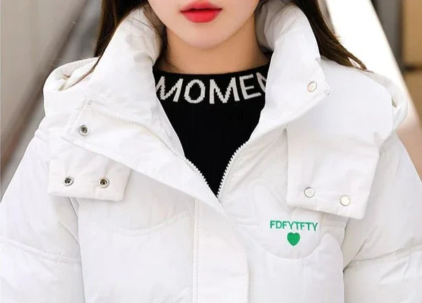 Jackets Short Parkas Woman Fashion 2025 Down Coats for Women Discount Cold Lined Warm Winter on Sale Youthful Cheap Modern Trend