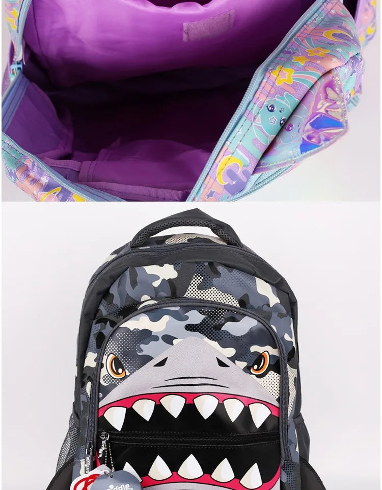 Genuine Australia Smiggle Schoolbags Children'S Backpacks Primary School Students' Shoulder Bags Large-Capacity Cartoon Bags