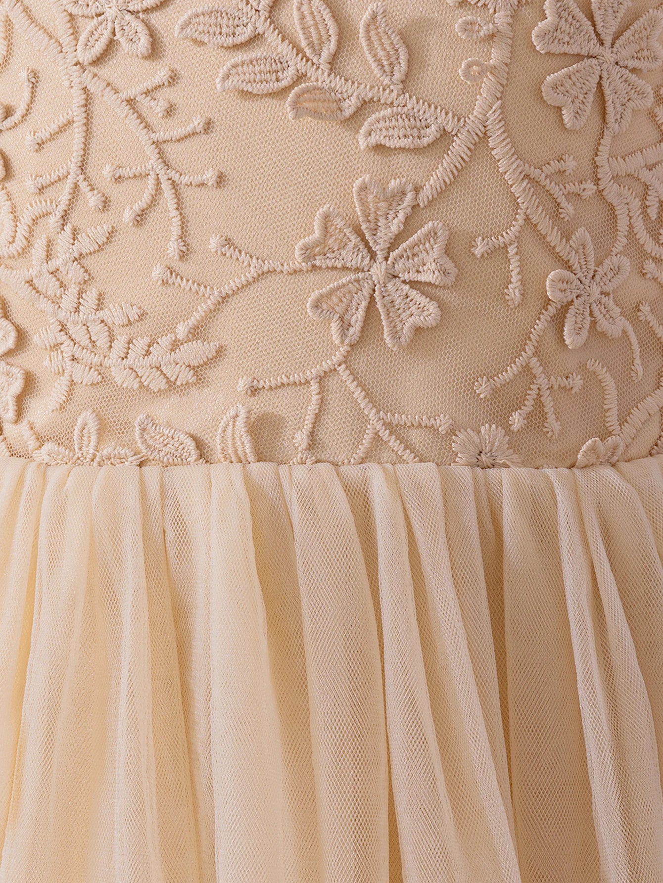 Children's Girs' Dresses for Eid Tulle Satin White Floral Girl's Dress Design for Wedding Party Princess Costume