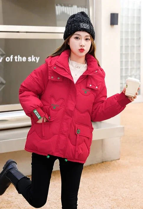 Jackets Short Parkas Woman Fashion 2025 Down Coats for Women Discount Cold Lined Warm Winter on Sale Youthful Cheap Modern Trend