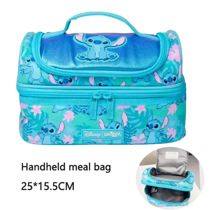 Australian Smilggle Schoolbag Backpack Large Capacity Tugboat Box Pull Rod Bag Portable Meal Bag Back-To-School Season Gifts