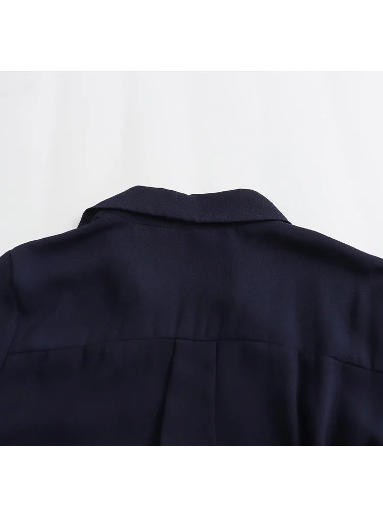 Dresses Women's Spring 2024 New  Loose Belt Elegant Women's Dress Street Fashion Holiday Youth Dress