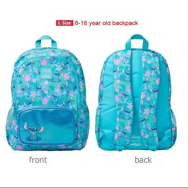 Australian Smilggle Schoolbag Backpack Large Capacity Tugboat Box Pull Rod Bag Portable Meal Bag Back-To-School Season Gifts