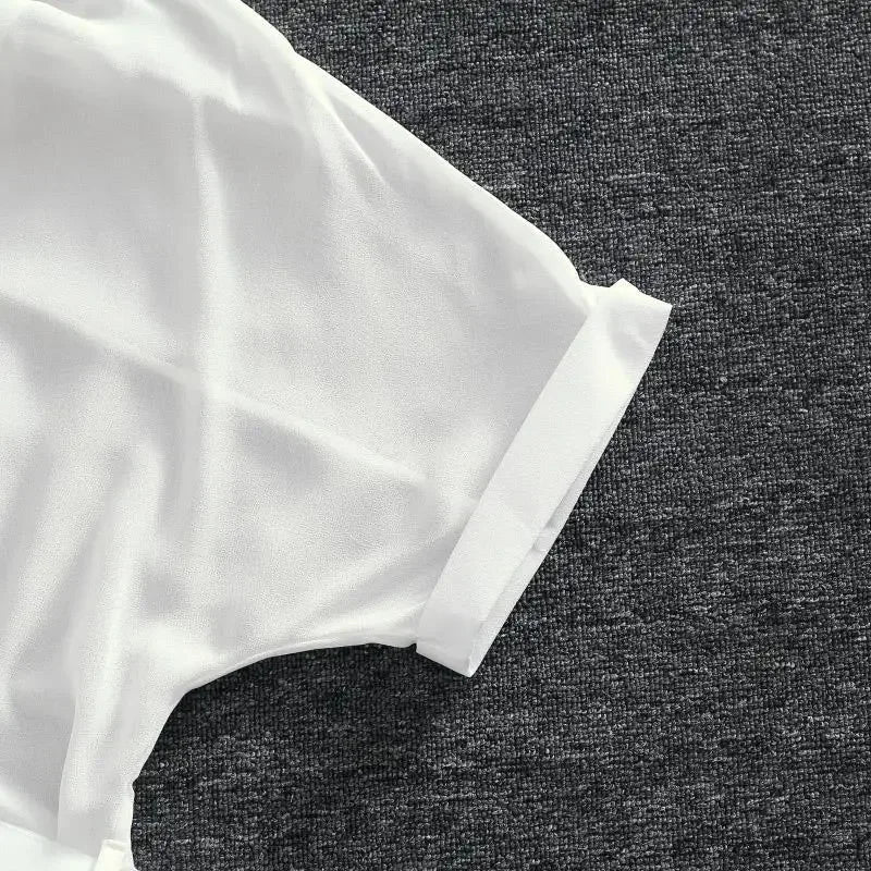 Women's Dress Sundress Clothing Female Dresses 2024 Slip Mini Short White Silk Satin Chiffon Loose Xxl Chic and Elegant Pretty X