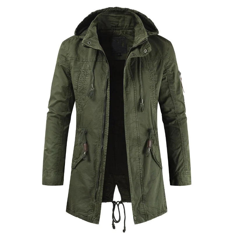 New Men Jackets Man Trench Breasted Outerwear Casual top Coat military Windbreaker fashion windproof clothing