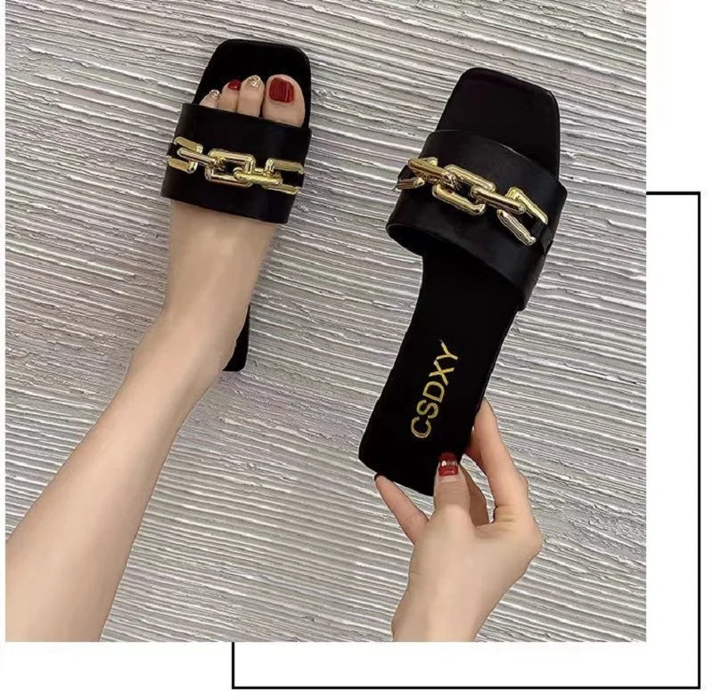 High Quality Purse And Handbag PU Leather Purses And Chain Sandals Sets Flat Shoes And Bag Set Matching Handbag For Women Luxury