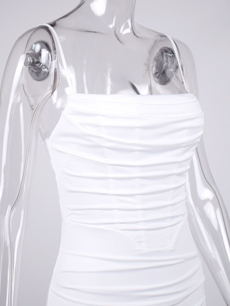 Elegant Dresses for Women Almond Corset Maxi Dress Draped Evening Night Party Dresses Bodycon Sexy Backless Dress with Fishbone