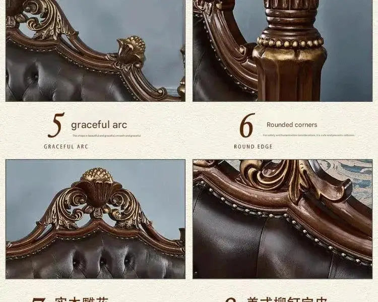 Luxury Nordic Bed Multifonction King Size Aesthetic Sleeping French Bed Lounge Wooden Modern Cama Matrimonial Bedroom Furniture