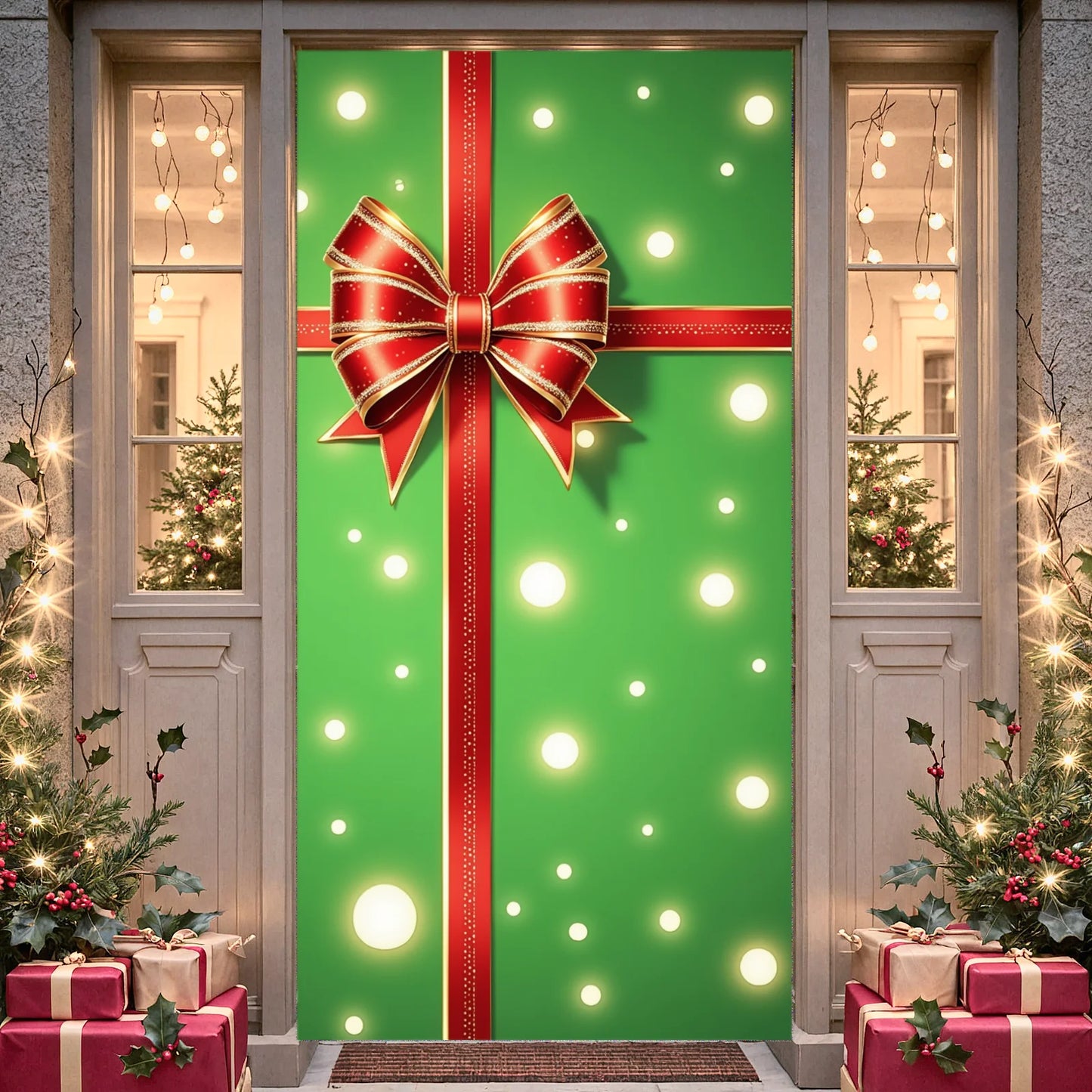 Christmas snowman Hanging Flag Door Banner Christmas Decorations For Home 2025 Ornaments Xmas Gifts Navidad New Year Decor 2026