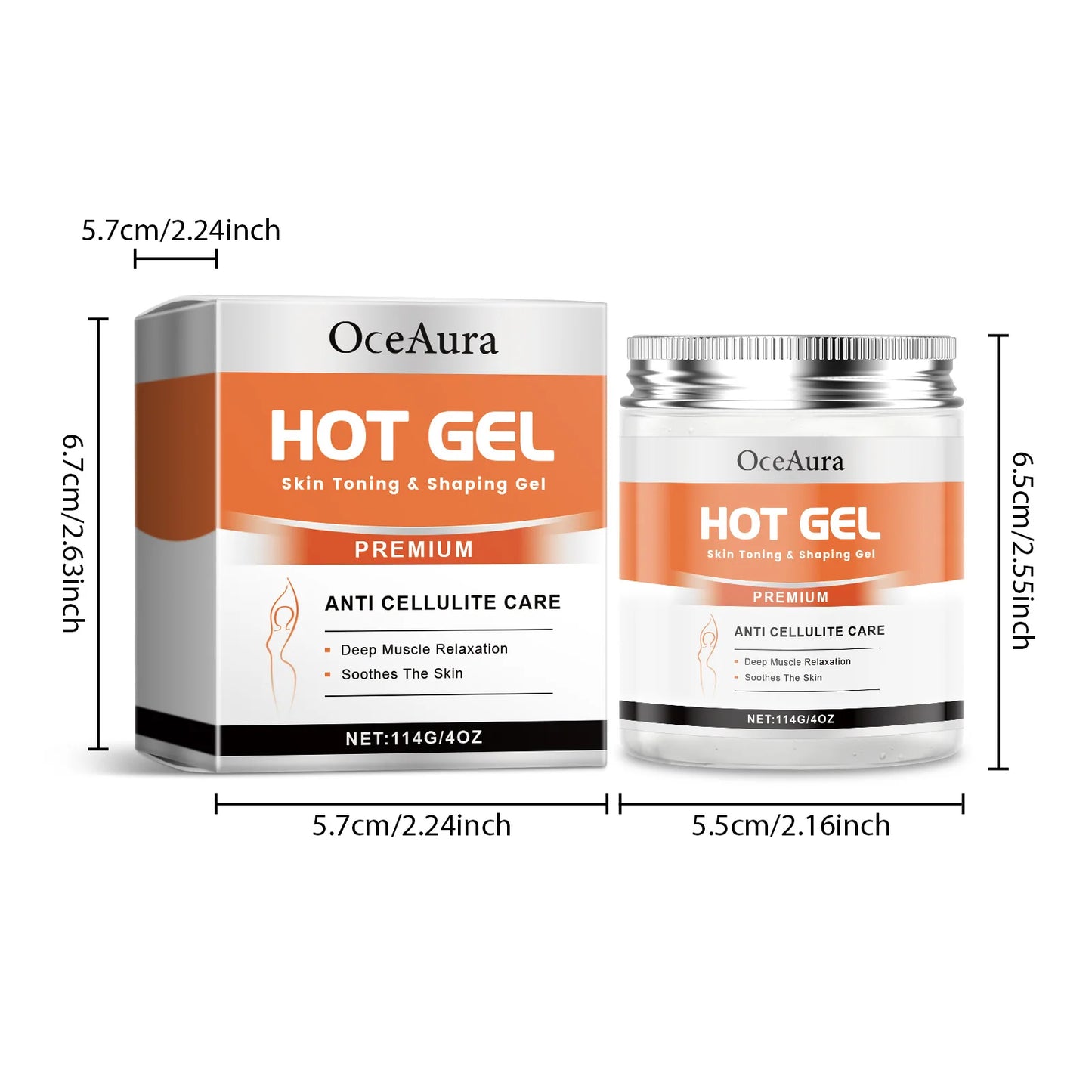 Hot Body Slimming Cream Anti Cellulite Fat Burner Tightens Belly Anti Sagging Sweating Enhancer  Abdominal Muscle Shaping Cream