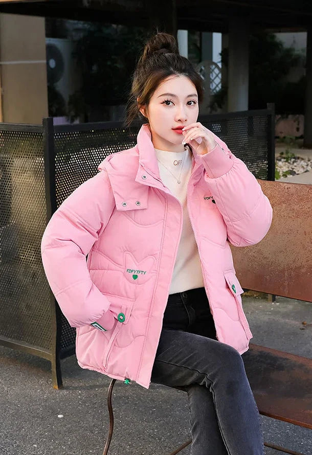 Jackets Short Parkas Woman Fashion 2025 Down Coats for Women Discount Cold Lined Warm Winter on Sale Youthful Cheap Modern Trend
