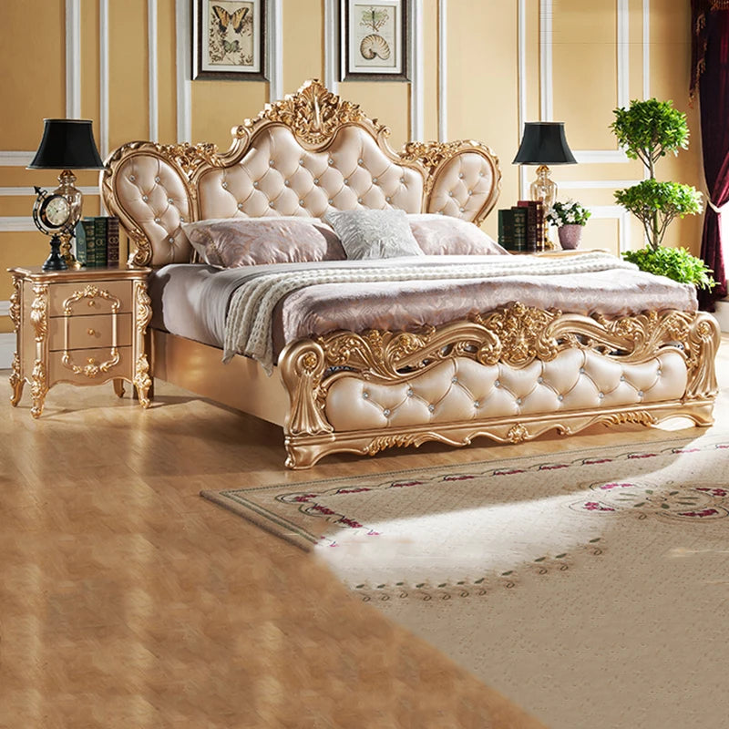 Unique Xenomorph Bed European Luxury Accent Ergonomic Comfortable Trendy Cute Bed Double Princess Cama Solteiro Home Decoration