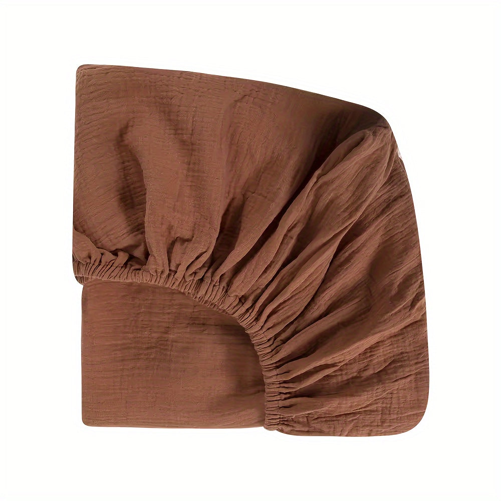 Soft and Breathable Cotton Bed Sheet Set - Vintage Style, Machine Washable, No Filling, Linen Inner Layer, 51.18inch x 28.35inch