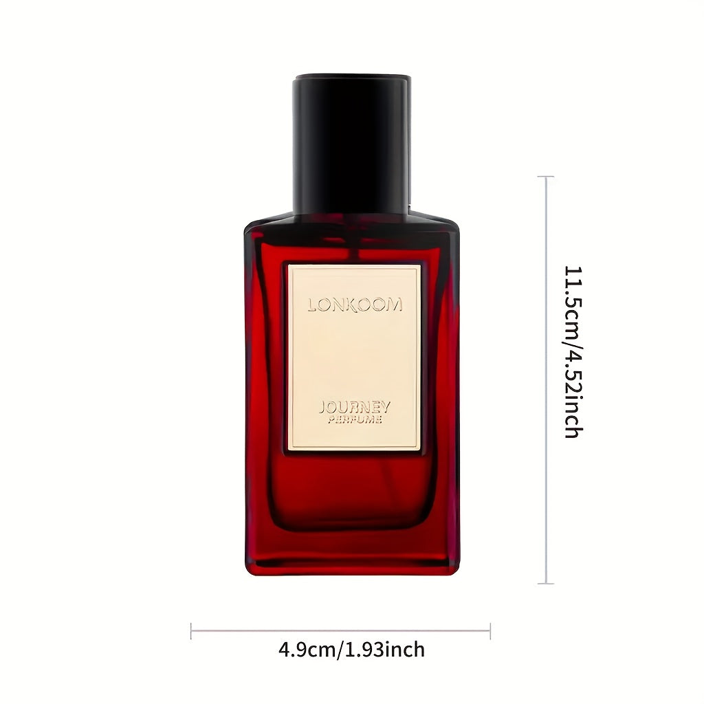 3.4oz Long-Lasting Eau De Parfum Spray Perfume for Women - Oriental Floral Notes, Perfect for Business, Office, Daily, Travel, and Gift-Giving (LONKOOM JOURNEY)
