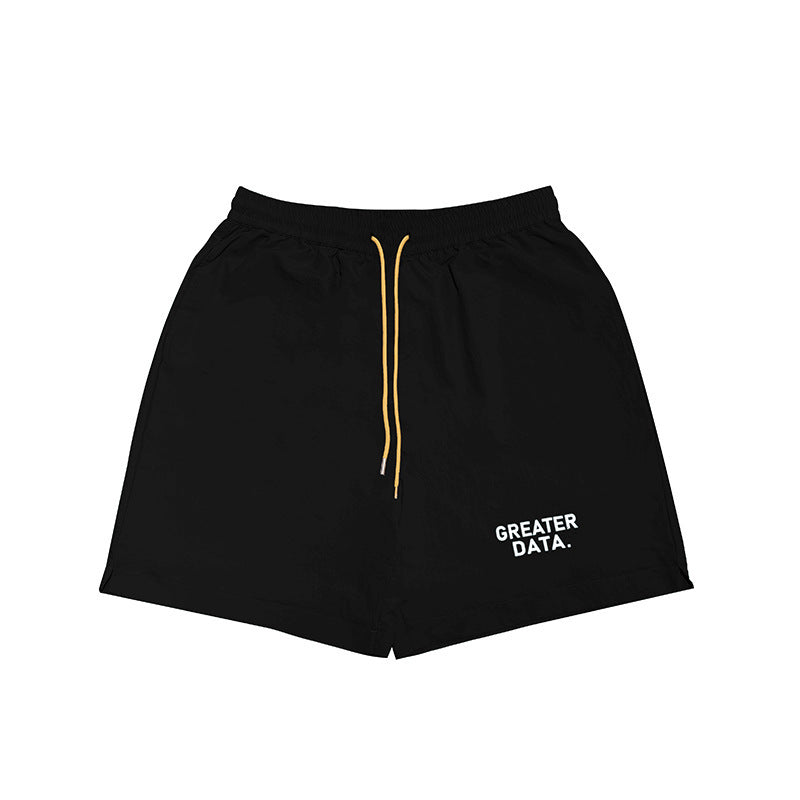 Simple Casual Loose Cropped Pants For Men