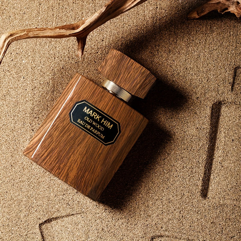 Enchanting Amber Wood Eau De Parfum for Men - 3.4fl.oz | Perfect for Dating & Business, Impressive Gift Choice