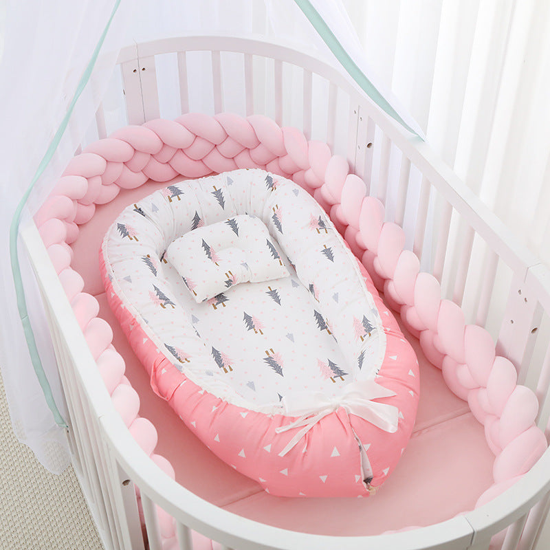 Foldable Removable And Washable Portable Anti-pressure Baby Bed In Bed Bionic Off