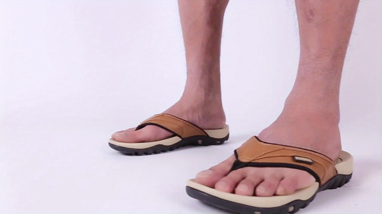 Men's Beach Flip-Flops Water Sandals Outdoor Athletic Thong Sandal Slippers