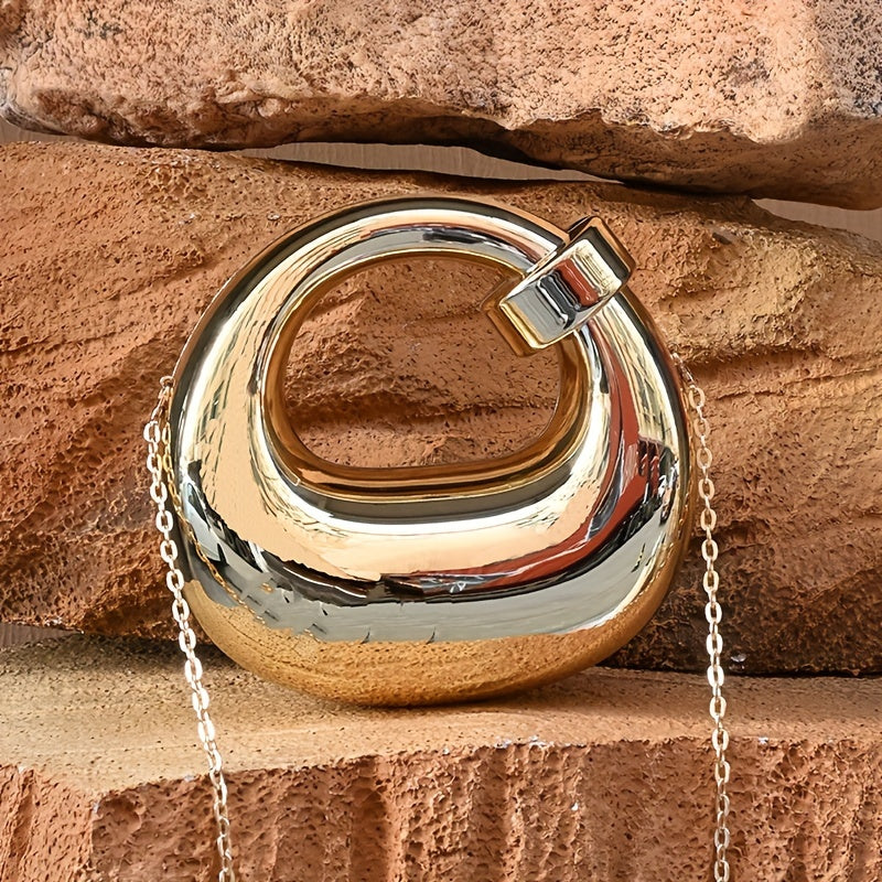 [Transparent Waterproof Party Clutch Bag] Luxury Women's Party Prom Box Evening Clutch Acrylic Transparent Clutch Waterproof Crossbody Bag Tready Bride Bag, Perfect For Party, Wedding, Dinner/Banquet, Matching With Wedding Dr