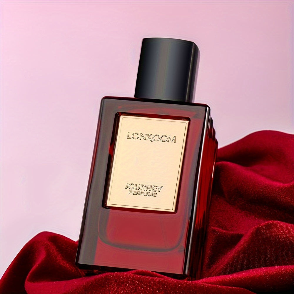 3.4oz Long-Lasting Eau De Parfum Spray Perfume for Women - Oriental Floral Notes, Perfect for Business, Office, Daily, Travel, and Gift-Giving (LONKOOM JOURNEY)