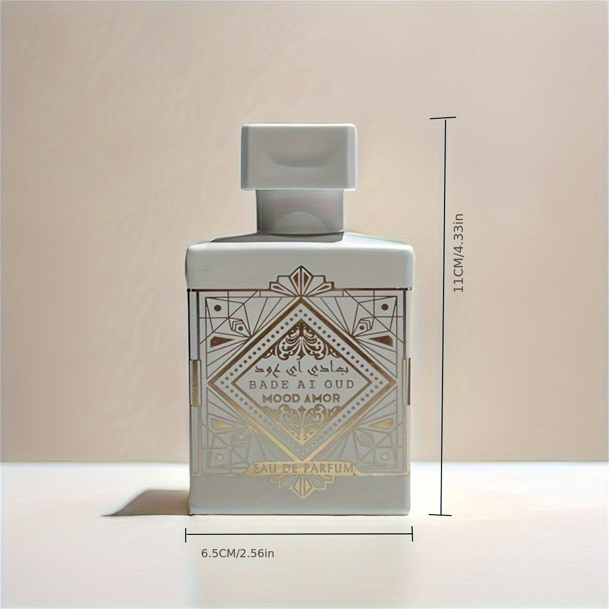 BADE A OUD MOOD AMOR Eau De Parfum - Woodsy And Floral Fragrance for Men And Women - 5-15% Alcohol Content - 1.69oz