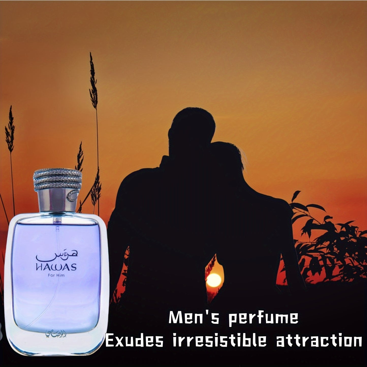 Hawas Cologne For Men, Men Eau De Parfum Spray, - Long Lasting Fragrance Spray 100 Ml