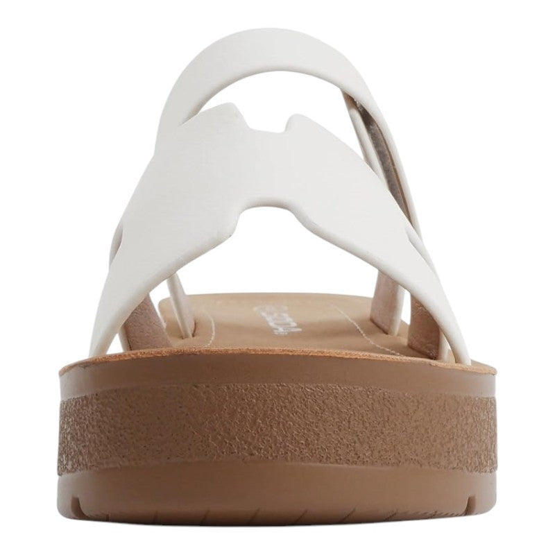 Women Open Round Toe Double Strap Slide On Sandal