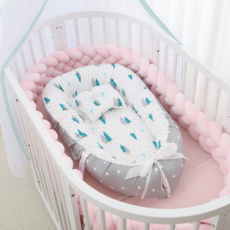 Foldable Removable And Washable Portable Anti-pressure Baby Bed In Bed Bionic Off
