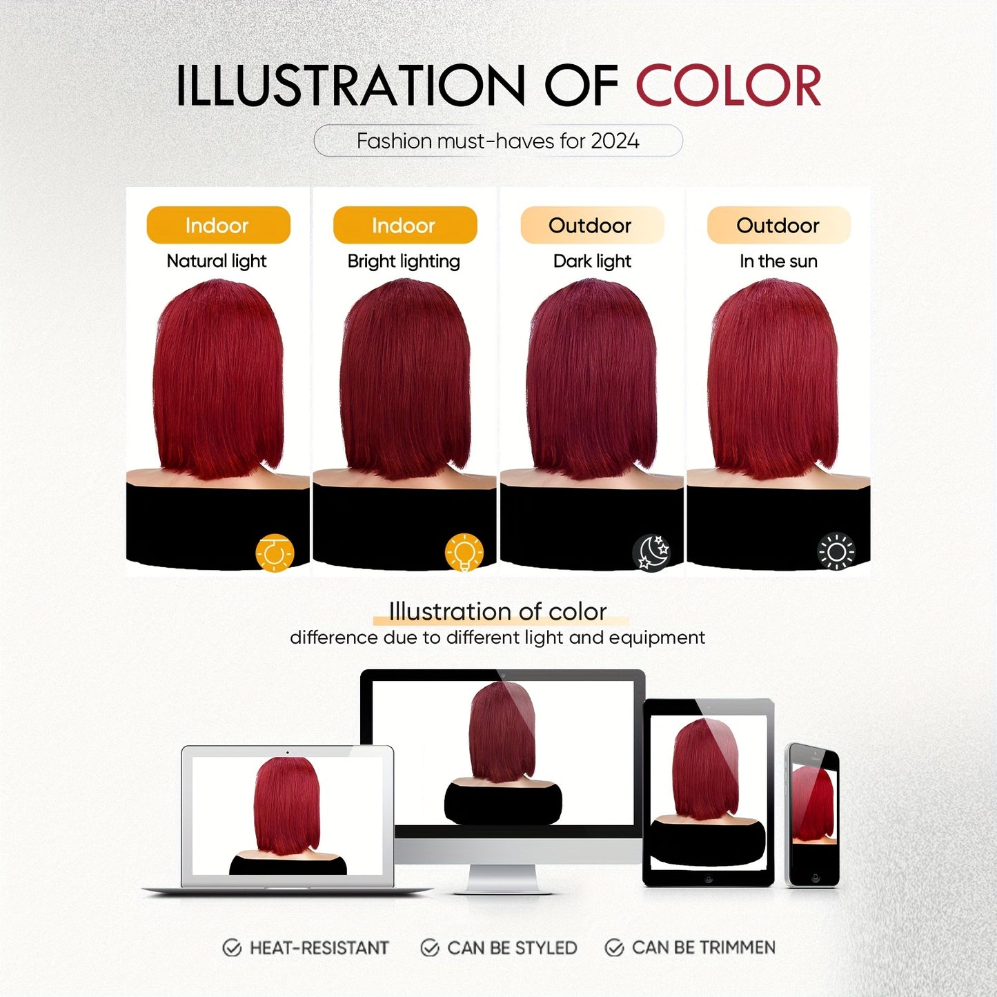 13x4 99J Lace Front Bob Wigs Human Hair Wig 150% Density 13x4 HD Lace Front Bob Human Hair Wig For Women Pre Plucked With Bleached Knots Natural Hairline And Women's Wig Used Daily Party Cosplay Holiday