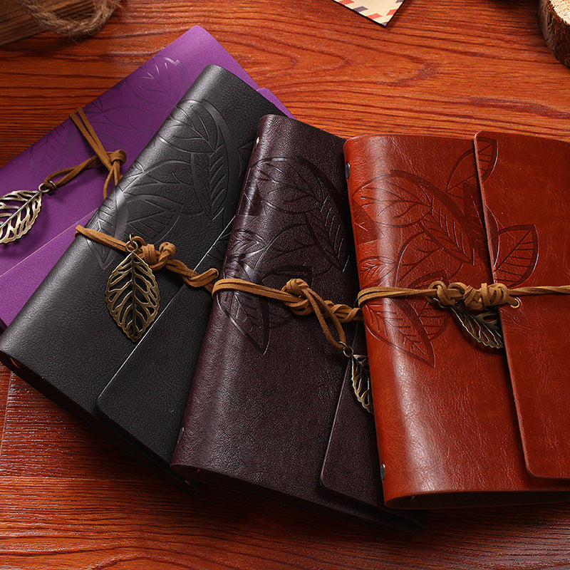 1 Vintage-Style Notebook with 75 Sheets of Kraft Paper Inside - A Unique Surprise Gift