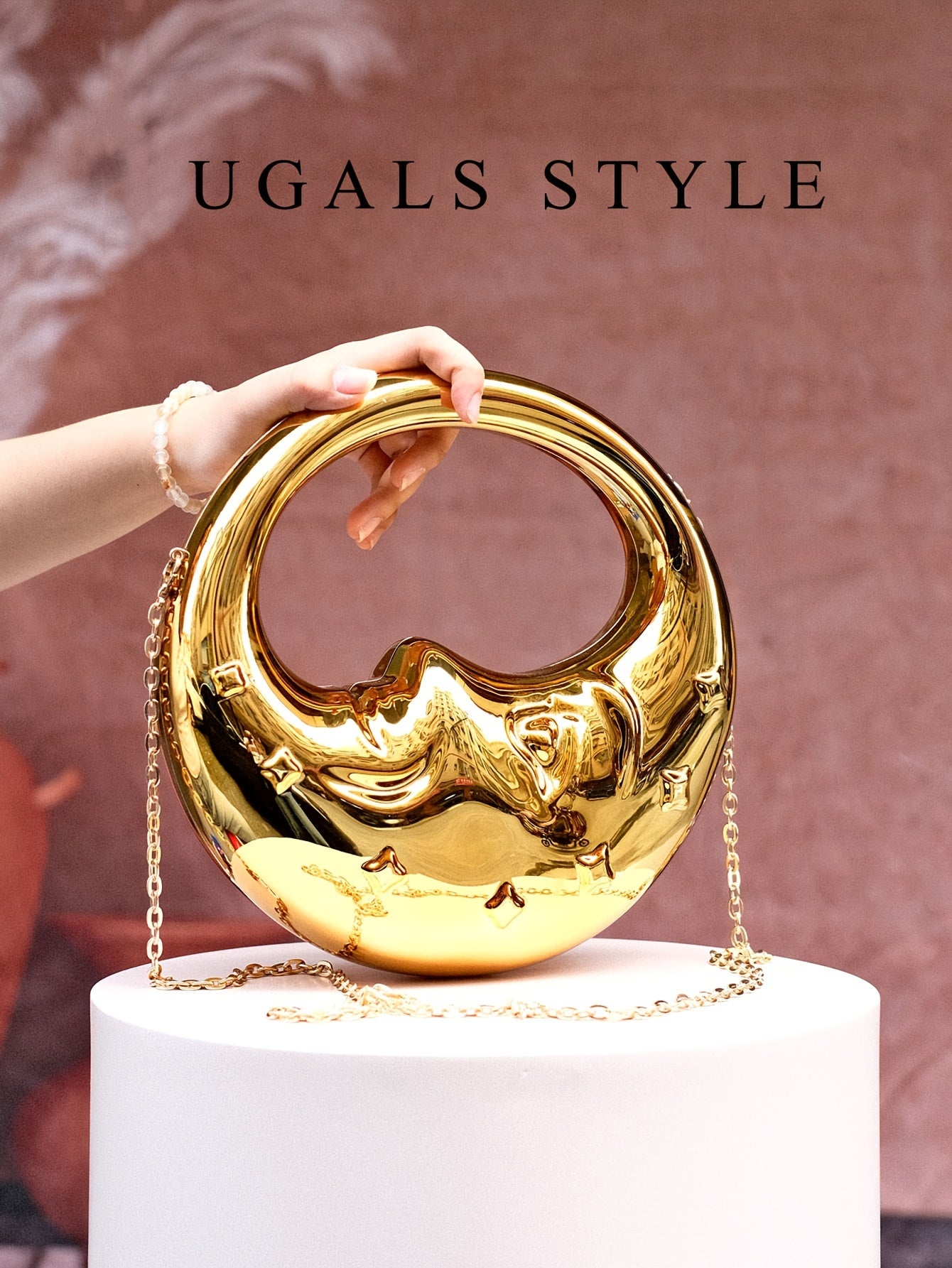 Luxury Women's Party Prom Box Evening Clutch Acrylic Transparent Clutch Waterproof Crossbody Bag Tready Bride Bag, Perfect For Party, Wedding, Dinner/Banquet, Matching With Wedding Dress,Formal Dresses, Prom Dress, Birthday D