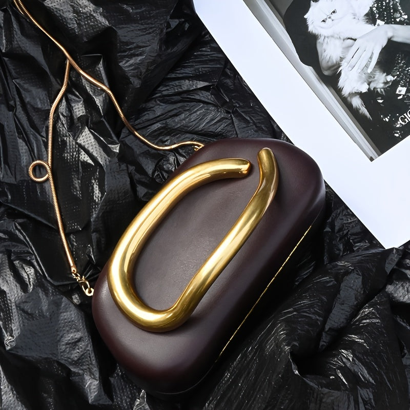 Luxury Valentine's Ancora red box bag Women's Party Prom clip Evening acrylic clutch Tready Bride crossbody Bag, Perfect for Party, Wedding, Dinner/Banquet, Matching with Wedding Dress,Formal Dresses, Prom Dress, Birthday Dre