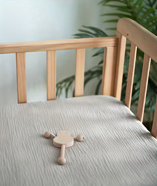 Soft and Breathable Cotton Bed Sheet Set - Vintage Style, Machine Washable, No Filling, Linen Inner Layer, 51.18inch x 28.35inch