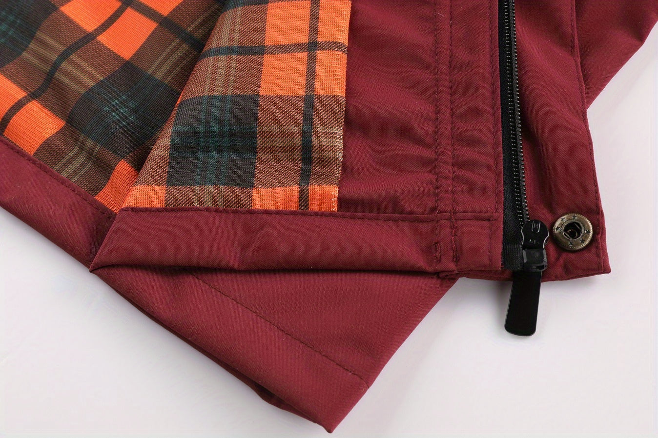 Mens Waterproof Zipper Pocket Hoodie Jacket - Stylish Drawstring Hood, Stretchy Comfort, Water-Repellent for Spring & Fall Outdoors