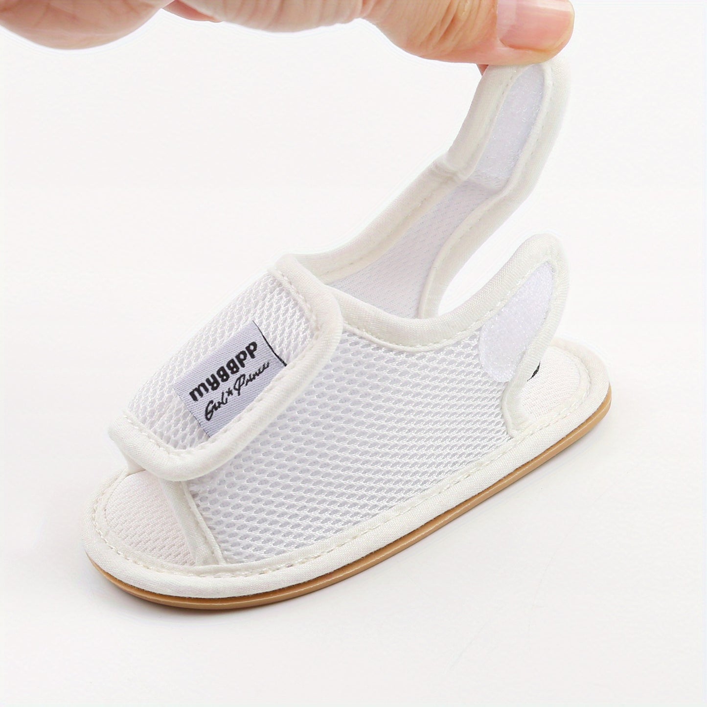 Baby Girls Boys Mesh Breathable Sandals New Soft Crib Shoes First Walker Shoes Beach Shoes For Newborn Infant, Spring And Summer