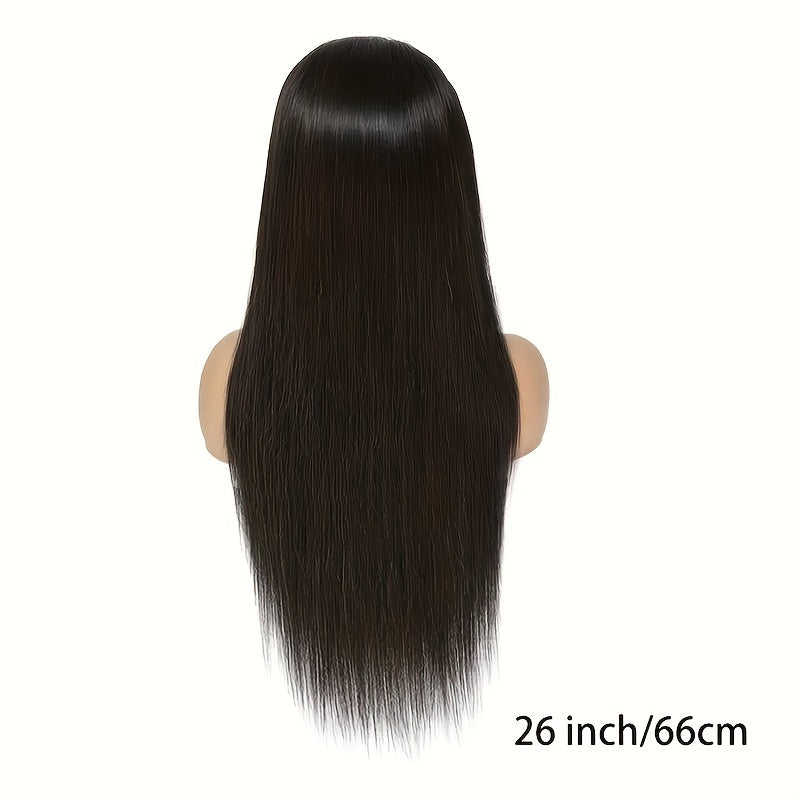 200% Density 13*4 Glueless Wigs Human Hair 13x4 Straight Lace Front Wig Human Hair Pre Plucked With Baby Hair Straight Brazilian Human Hair Wigs For Women Black Straight Wig